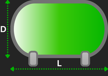Horizontal Cylindrical Tank